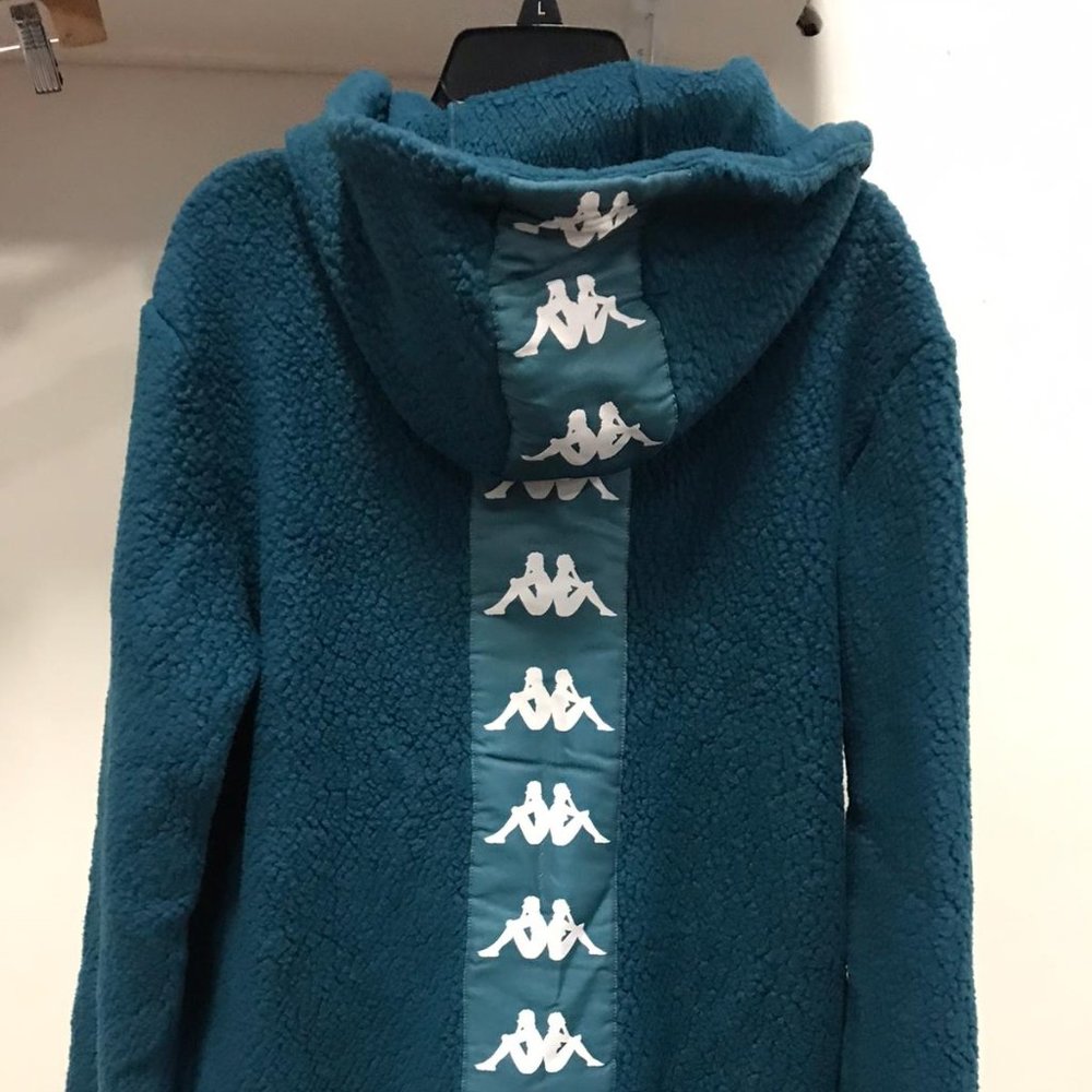 NWT KAPPA Jumper Jacket with Hoodie L - Picture 2 of 4